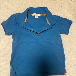 Burberry Blue Kids Polo Shirt